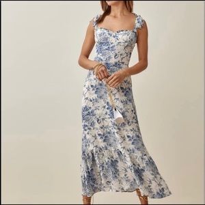 Reformation Nikita Dress in Pompadour